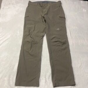 Eddie Bauer First Ascent Guide Pro Pants Men's 36x32 Green Nylon Hiking